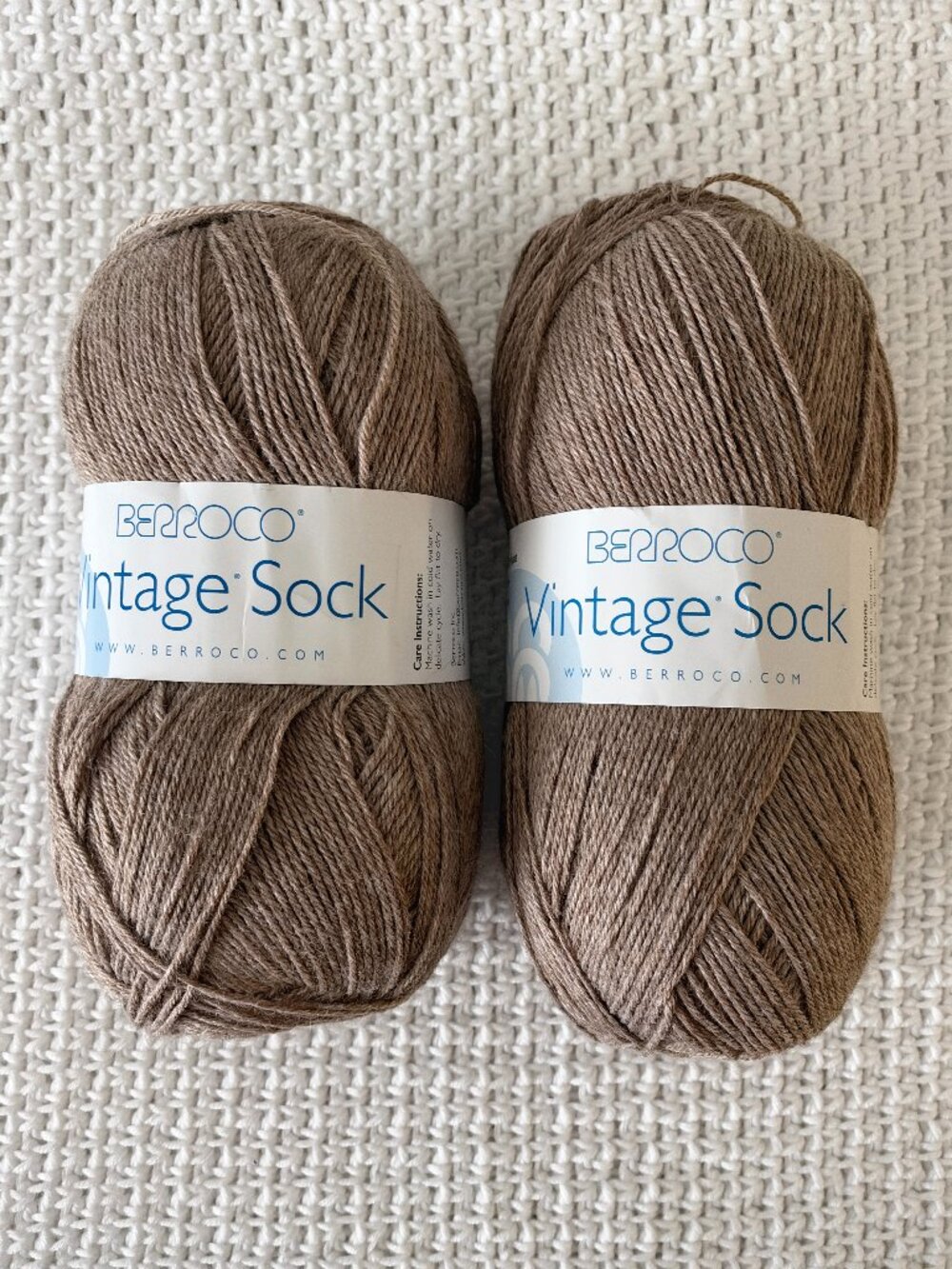 NWT Berroco Vintage Sock Colour 12055 Oats Lot of 2